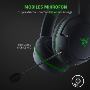 Casti audio Razer Kaira Pro, wireless, 50mm, negru-verde - Img 4