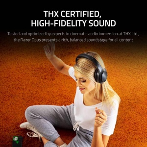 Casti audio Razer Opus cu THX, Rauschunterdruckung ANC, 40 ore autonomie, Negru - Img 4