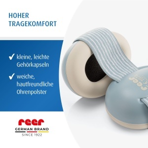 Casti audio reer SilentGuard Baby, protectie sonora, ajustabile, bleu - Img 6