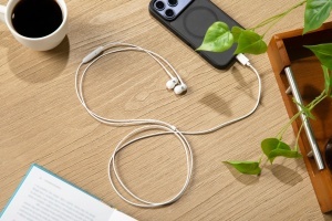 Casti audio Sennheiser CX 80U, USB-C, microfon, alb - Img 3
