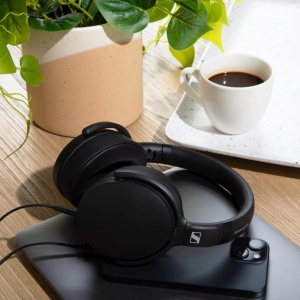 Casti audio Sennheiser HD 400U, over-ear, microfon integrat, negru - Img 3