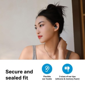 Casti audio Sennheiser IE 200 cu cablu, Hi-Fi, sunet clar, argintii - Img 8