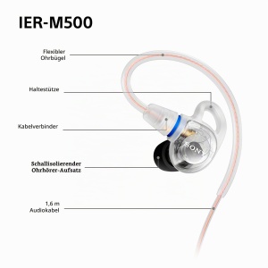 Casti audio Sony IER-M500 cu cablu, Hi-Res Audio, izolare fonica, disponibile in mai multe culori - Img 8