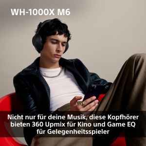 Casti audio Sony WH-1000XM6 cu Noise Cancelling, 40 ore autonomie, argintii - Img 9