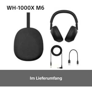 Casti audio Sony WH-1000XM6, Noise Cancelling, 30 ore autonomie, Midnight Blue - Img 14