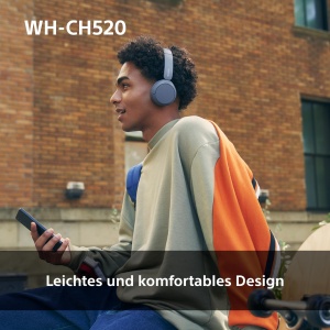 Casti audio Sony WH-CH520, Bluetooth, 50 ore autonomie, negru - Img 5
