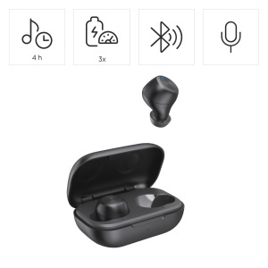 Casti Bluetooth Hama Spirit Chop II In Ear Negru Touch Control IPX4 - Img 3