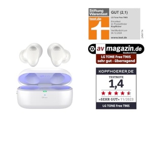 Casti Bluetooth LG Tone Free T90S Sunet Dolby Atmos ANC IPX4 Alb - Img 2