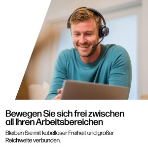 Casti Bluetooth Poly Voyager 4310 UC, Noise Cancelling, Compatibil Teams si Zoom - Img 3