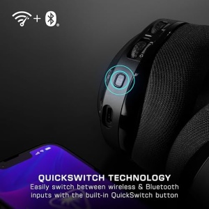 Casti de gaming fara fir Turtle Beach Stealth 600 Black Xbox cu 80 de ore difuzor de 50 mm si Bluetooth pentru Xbox Series XS Xbox One PC - Img 2