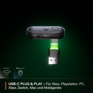 Casti fara fir pentru jocuri SteelSeries Arctis Nova 3X - Control aplicatie - Baterie de 40 de ore - Driver magnet de neodim - 2.4GHz/Bluetooth - Microfon detasabil - Xbox, PS5, PC, Switch, Mobil - Negru - Img 7
