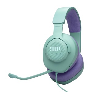 Casti gaming JBL Quantum 100M2 Over-Ear microfon detasabil compatibilitate multi-platforma Cyan
