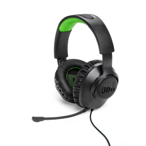 Casti gaming JBL Quantum 100X Over-Ear Boom Microfon detasabil Negru-Verde