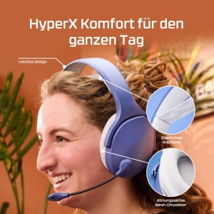 Casti gaming wireless HyperX Cloud Jet, 2.4GHz si Bluetooth, 25 ore autonomie, Negru - Img 9