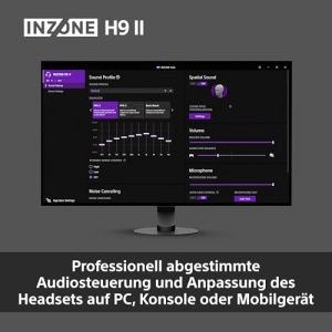 Casti gaming wireless Sony INZONE H9 II Noise Cancelling 30h autonomie Alb - Img 10