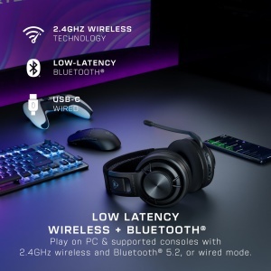 Casti gaming wireless Turtle Beach Atlas Air Open-Back pentru PC 24-bit High-Fidelity Microfon detasabil - Img 10