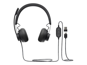 Casti Logitech Zone Wired GRAPHITE Stereo Culoare Gri - Img 6
