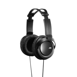 Casti stereo JVC HA-RX330-E inchise negre confort sporit