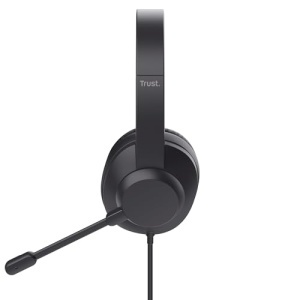 Casti Trust Roha II Max USB-C cu Microfon Over-Ear 85 Plastic Reciclat Negru - Img 14