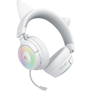 Casti wireless gaming Razer Kraken Kitty V3 Pro RGB THX Spatial Audio Alb - Img 8
