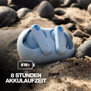 Casti wireless intraauriculare Skullcandy EcoBuds durata de viata a bateriei de 8 ore carcasa de incarcare fara baterie micro compatibile cu dispoziti - Img 6