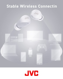 Casti wireless JVC HA-Z66T Gumy Mini Bluetooth 51 23 ore autonomie Alb - Img 6