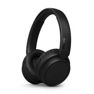Casti wireless Philips TAH5209BK Bluetooth 65 ore autonomie Dynamic Bass Negru