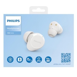 Casti wireless Philips TAT1209 True Wireless Bluetooth Alb Sunet natural si bass dinamic - Img 13