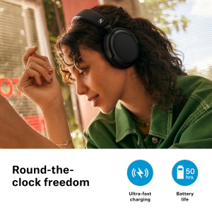 Casti wireless Sennheiser Accentum Plus Bluetooth Alb 50h autonomie ANC adaptiv - Img 4
