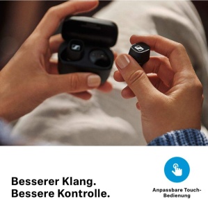 Casti wireless Sennheiser CX 400BT True Wireless Bluetooth 51 Control tactil Alb - Img 2