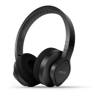 Casti wireless sport Philips A4216BK00 35 ore autonomie IP55 negru