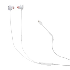 Castile audio JBL Quantum 50C, gaming, cablu USB-C, alb, sunet surround