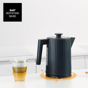 Ceainic electric Taurus Jonic Tea, 2.200 W, 1,7 L, fund rotativ la 360deg, filtru de calcar, oprire automata, indicator de nivel al apei, fara BPA, design ergonomic, suport pentru cablu, negru - Img 9