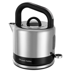 Ceainic Russell Hobbs [1,5l] Distinctions Otel inoxidabil negru (functie de gatit sub presiune, filtru de var detasabil, gura de scurgere optimizata, indicator extern al nivelului apei) Ceainic 26420-70
