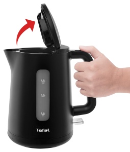 Ceainic Tefal KO2008 Principio Select | 2400 wati | Rezervor de apa de 1,7 litri | Comutator automat pornit/oprit | Filtru anticalcar | negru mat - Img 5