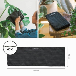 Cearceaf pentru plante Fiskars Urban Plant Care, 18x55 cm, Microfibra, Negru - Img 2