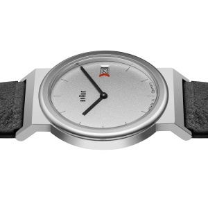 Ceas analogic unisex Braun AW50, cu data, curea din piele, 34mm, fabricat in Germania - Img 4