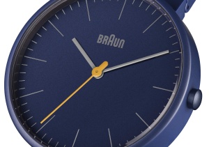 Ceas analogic unisex Braun BN0171NVNVG, ceramic, cadran albastru, 38mm - Img 3