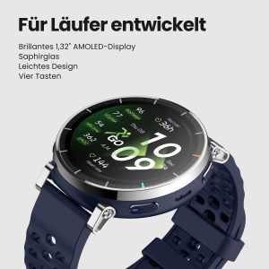 Ceas inteligent Amazfit Active 3 Premium, 1,32 AMOLED, 12 zile autonomie, NFC - Img 2