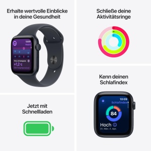 Ceas inteligent Apple Watch SE 3 GPS 40 mm cu carcasa din aluminiu, culoare Polarstern - Img 2
