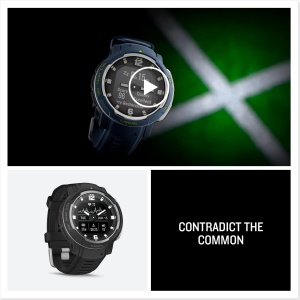 Ceas inteligent Garmin Instinct Crossover, negrusilver, bratara silicon, 40 sporturi - Img 8