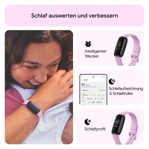 Ceas inteligent Google Fitbit Inspire 3, NegruLila, Monitorizare sanatate, 10 zile autonomie - Img 6