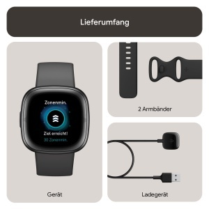 Ceas inteligent Google Fitbit Sense 2 - GPS, monitorizare stres, EKG - Img 8