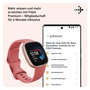Ceas inteligent Google Fitbit Versa 4 - GPS, 6 zile autonomie, 40 moduri de antrenament - Img 9