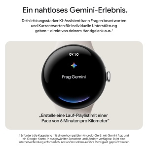 Ceas inteligent Google Pixel Watch 3, 41 mm, urmarire ritm cardiac, negru mat - Img 3
