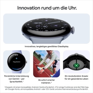 Ceas inteligent Google Pixel Watch 4, 45 mm, Aluminium Satin Moonstone, Fitness Tracking - Img 5