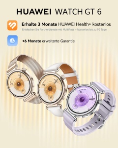 Ceas inteligent HUAWEI Watch GT 6, GPS, 46mm, Negru - Img 2