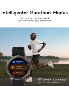 Ceas inteligent HUAWEI Watch GT Runner 2, GPS, 1,32 AMOLED, Negru - Img 3