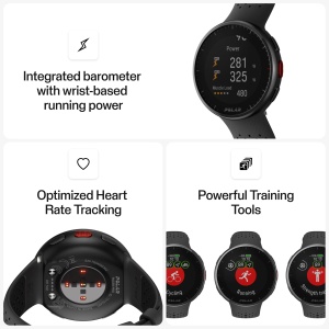Ceas inteligent Polar Pacer Pro GPS, ultrausor, cu barometru, pentru sportivi - Img 5