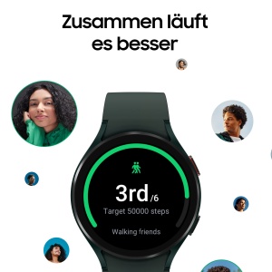 Ceas inteligent Samsung Galaxy Watch4, 40mm, Bluetooth, Negru - Img 6